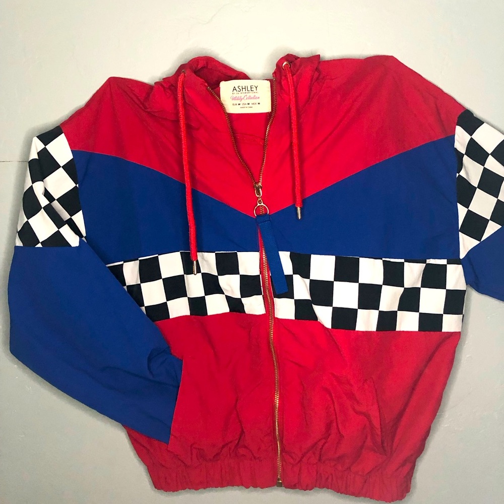 Red & Blue Checkered Jacket